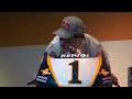 MotoGP Marquez & Pedrosa with winning Repsol Honda motorbikes