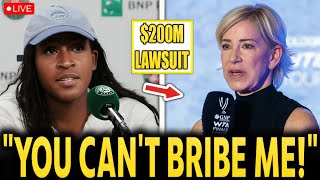 2 MIN AGO: ABC Host Tries to SILENCE Coco Gauff After She FILES $100M Lawsuit!