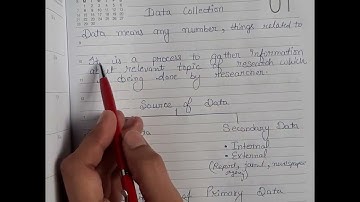 Data collection meaning, source of data in hindi very easy explaination