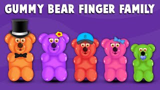 The Finger Family Gummy Bear Family Nursery Rhyme | Gummy Bear Finger Family Songs