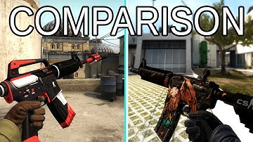CS GO IN DEPTH BREAKDOWN - M4A1-S & M4A4 Comparison Guide