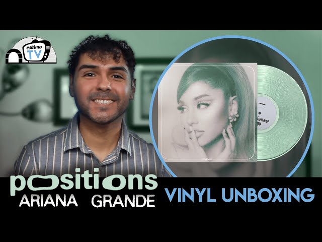 Ariana Grande - Positions (Coke Bottle Clear Vinyl Unboxing) 