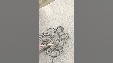 bts drawing easy 🤩💜/bts drawing/bts 7 members drawing #youtubeshorts #viral #bts