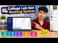 🎓 College Lab Slot Booking System | MCA Project | Python Flask + MySQL | தமிழ் | Student Booking 🚀💻🎓