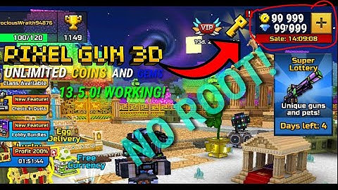 Pixel Gun 3D: (NO ROOT!) Unlimited Coins and Gems Hack! [13.5.1]