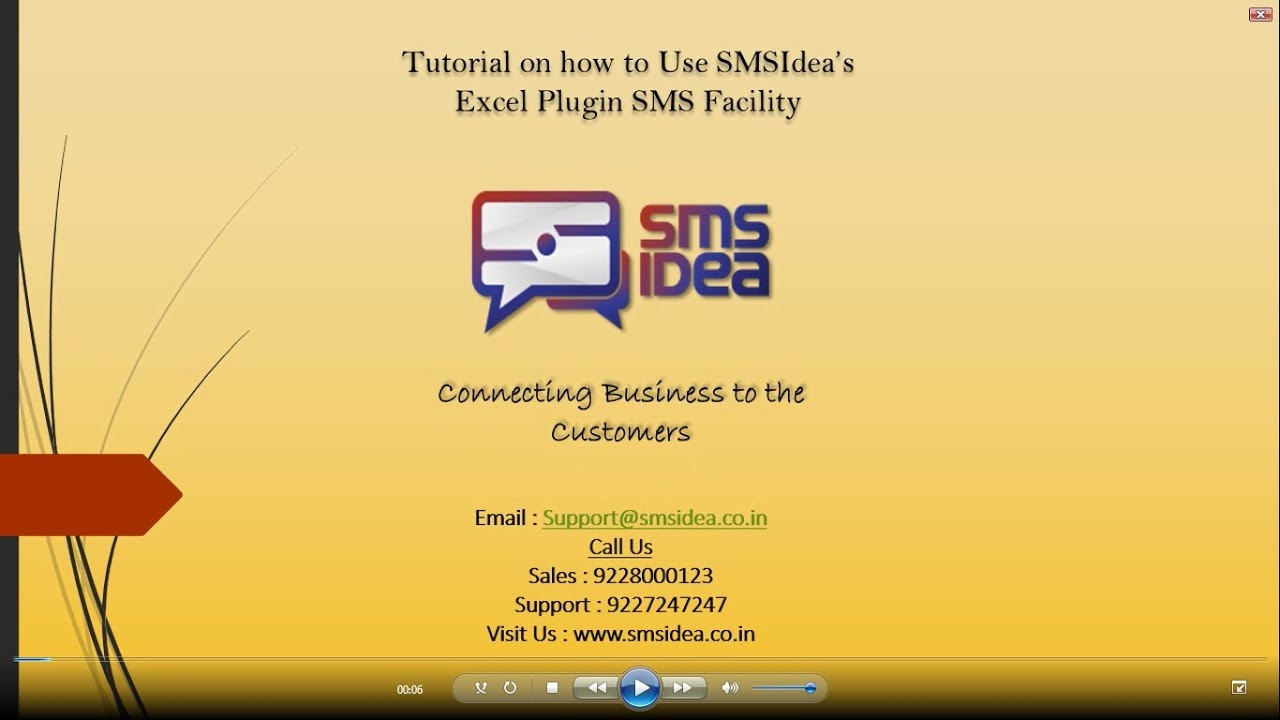 How to Use SMSIDEA Excel Plugin Facility