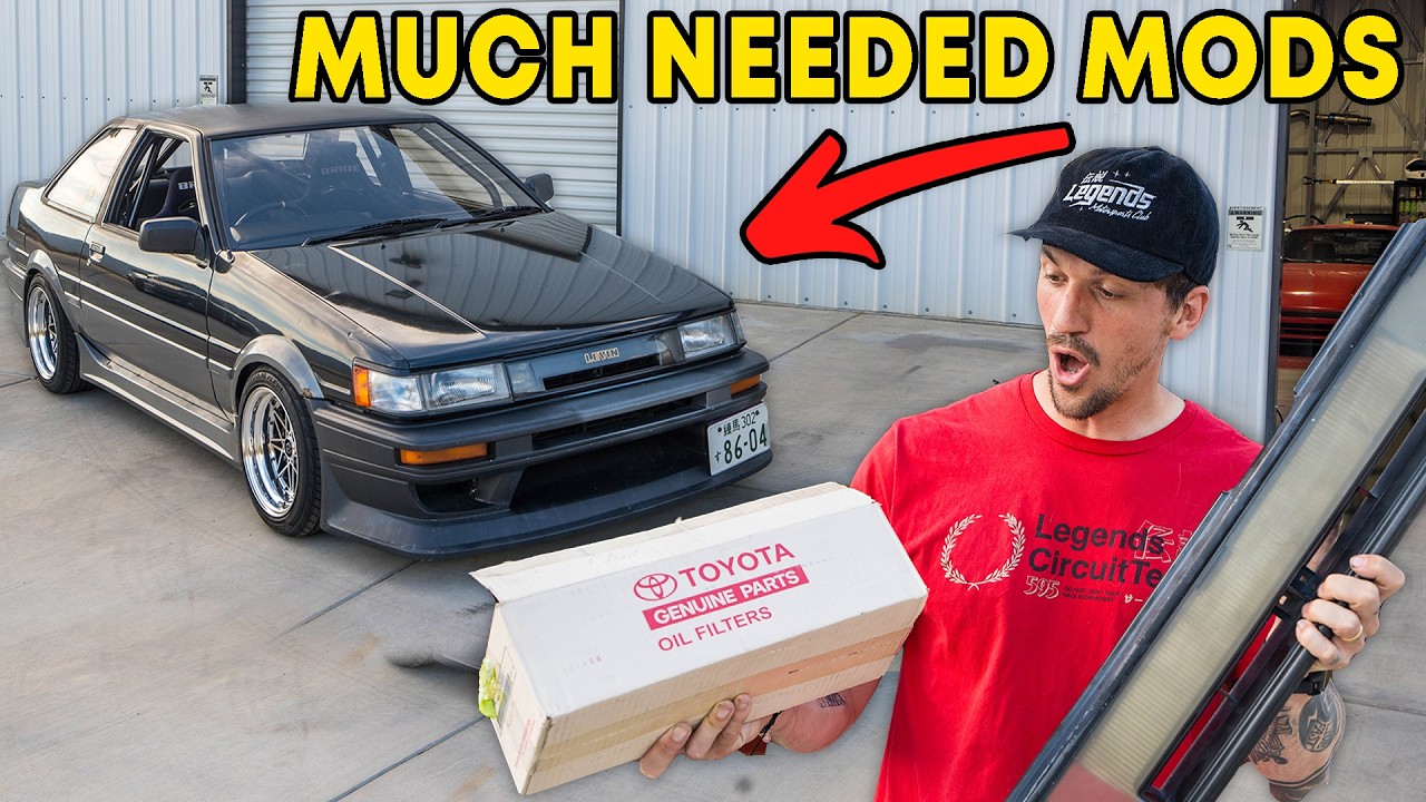 My Project JDM AE86 FIRST MODS in 13 YEARS!! - YouTube