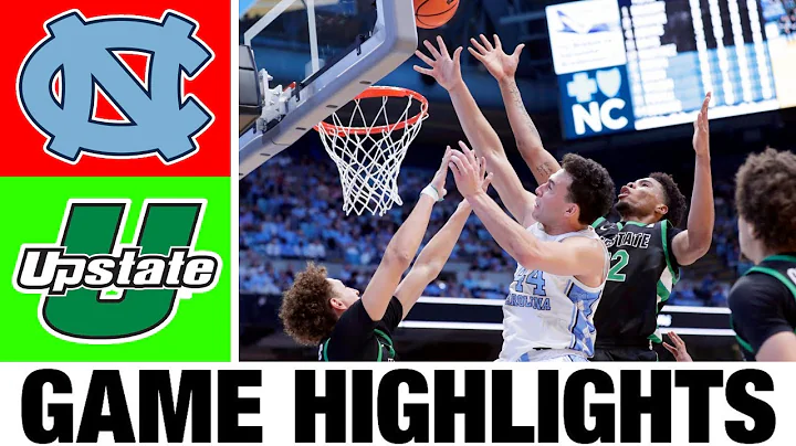 #14 North Carolina vs South Carolina Upstate Highlights | Men's Basketball | College Basketball 2025