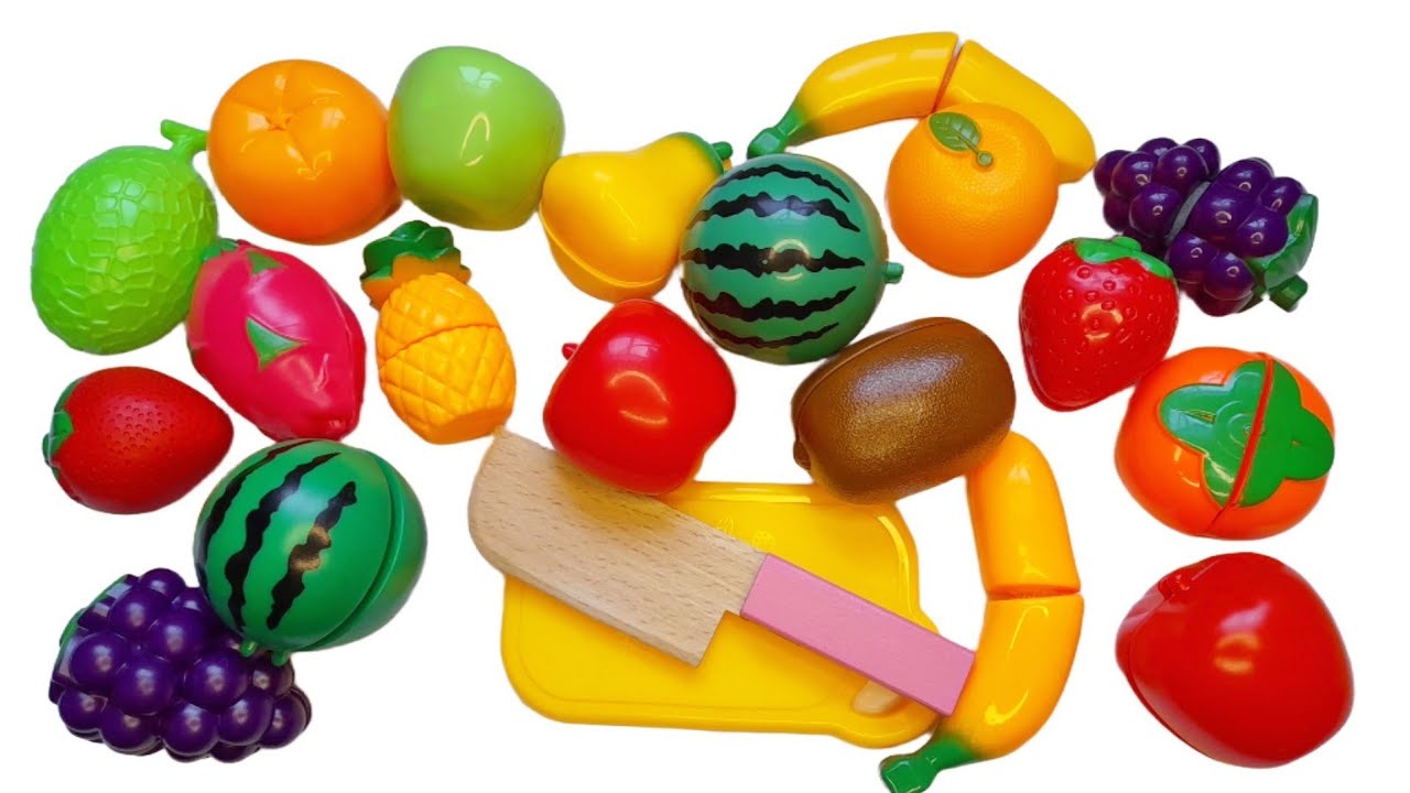 Satisfying Video | How to Cutting Wooden Fruits and Vegetables ASMR ...