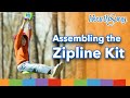 How to set up the Backyard Zipline Kit