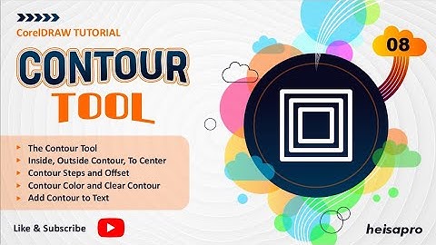 CorelDRAW TUTORIAL - CONTOUR TOOL
