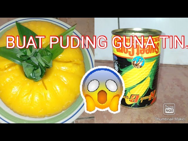 Resepi puding jagung kastard sukatan cawan