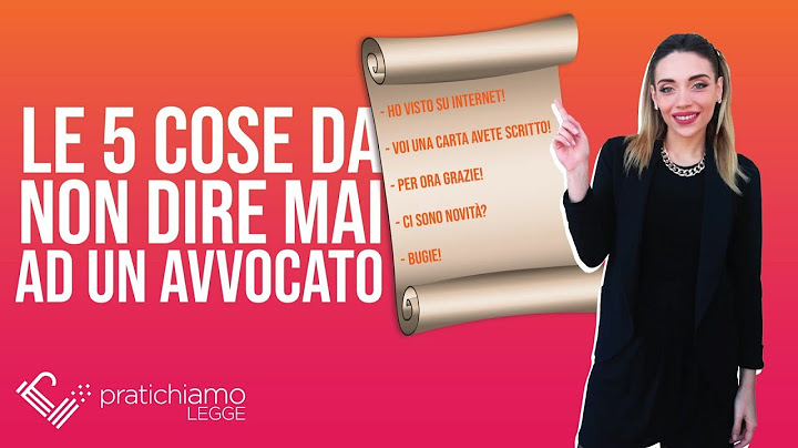 5 cose da NON dire mai ad un avvocato!