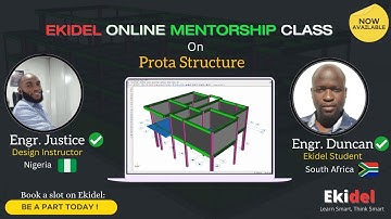 Full TRAINING MENTORSHIP CLASS ON BUILDING STRUCTURAL DESIGN in Protastructure