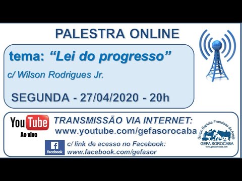 Assista: Palestra online - c/ WILSON RODRIGUES JR (27/04/2020)