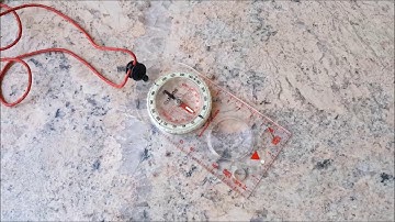 Navigation - How to adjust a Magnetic Compass for Declination - Pt 1
