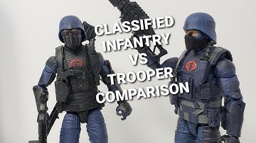 G.I. Joe Classified Cobra Trooper vs. Cobra Infantry
