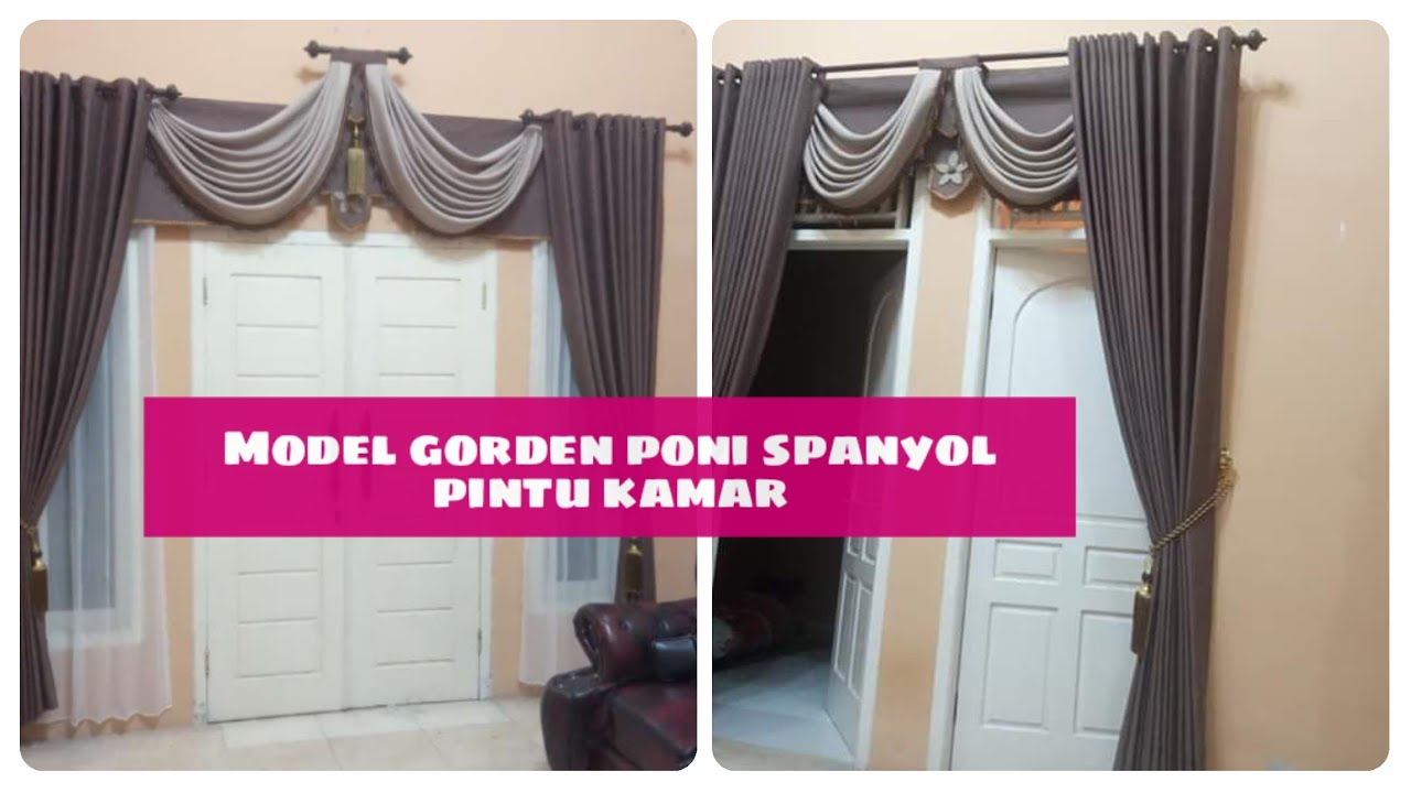  Model  Gorden  terbaru Pintu  Kamar dan pintu  depan Poni 