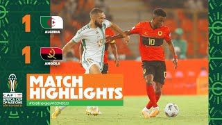 HIGHLIGHTS - Algeria vs Angola ملخص مباراة الجزائر وانجولا 1-1 #TotalEnergiesAFCON2023