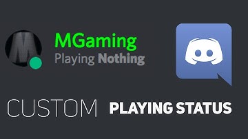 How to get a CUSTOM playing status on DISCORD