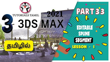 3ds Max Editable spline Segment Tutorial