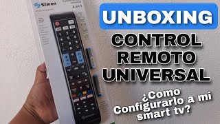 UNBOXING Control Remoto Universal Steren como programarlo