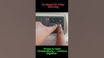 How to fix Clean Filter Warning in  LG ThinQ Window AC #acservice