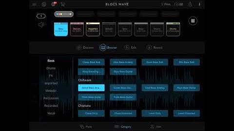 Improvisional Jam on the Blocs Wave 4