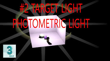 3ds max basic lighting tutorial | tamil | target light | photometric | part 2 | smt