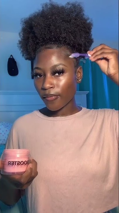  Sleek Puff Tutorial on Curly Hair💡 FT Jessie