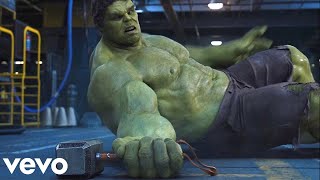 Artemas - I Like The Way You Kiss Me (Travyp Techno) / Thor Vs Hulk - Fight Scene - The Avengers