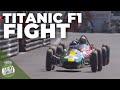 A tense ferrari vs lotus f1 battle  6166 f1 full race  monaco historic