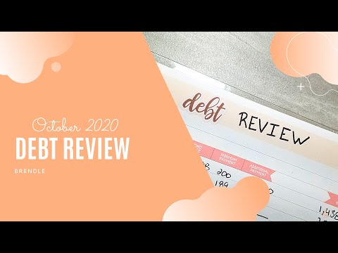 Debt Review | Budget with me | October 2020