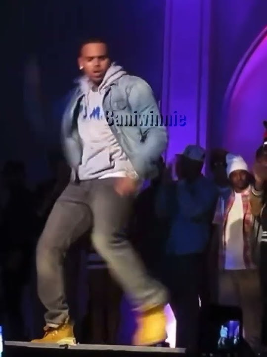Chris Brown Doing The Best Dougie He’s Ever Done!