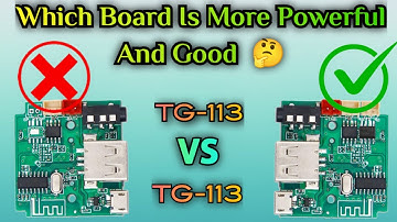 TG113 Bluetooth Speaker Board Difference / tg113 bluetooth speaker / 113tg / bt speaker