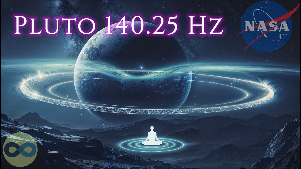 Pluto Transformation Meditation | 140.25 Hz Theta Binaural Beats | NASA Space Sonification