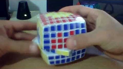HOW TO: create a heart pattern with rubik 7x7x7