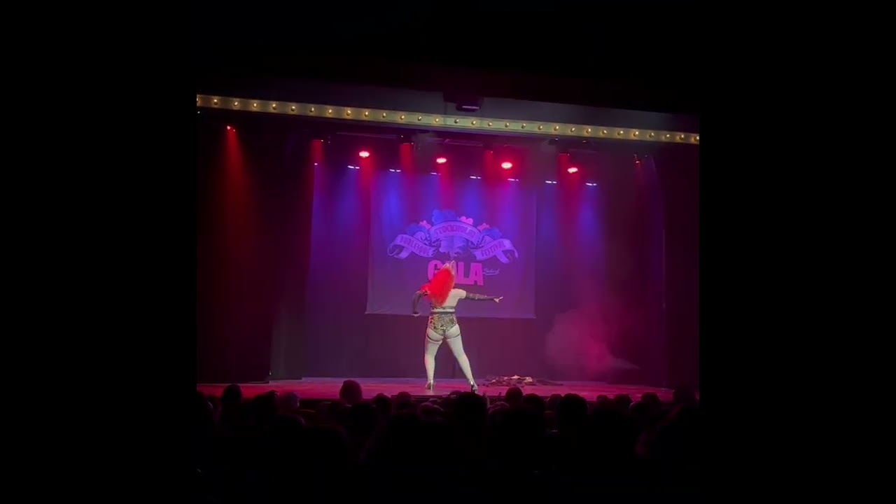 The Tempting Tigress. Burlesque act with Yvette Les Fesses at Swedish Burlesque Gala 2022.