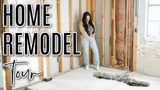 HOME REMODEL TOUR + GRWM - Picking Wood Floors +Bathroom  Remodel *Episode 3* | LuxMommy