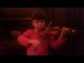 Young violinist tell tale tango  ania wieleska 4 lata