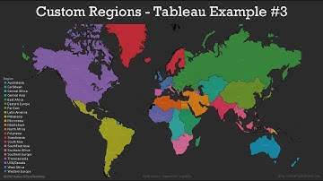 Custom Regions (Territories) - Tableau Example #3