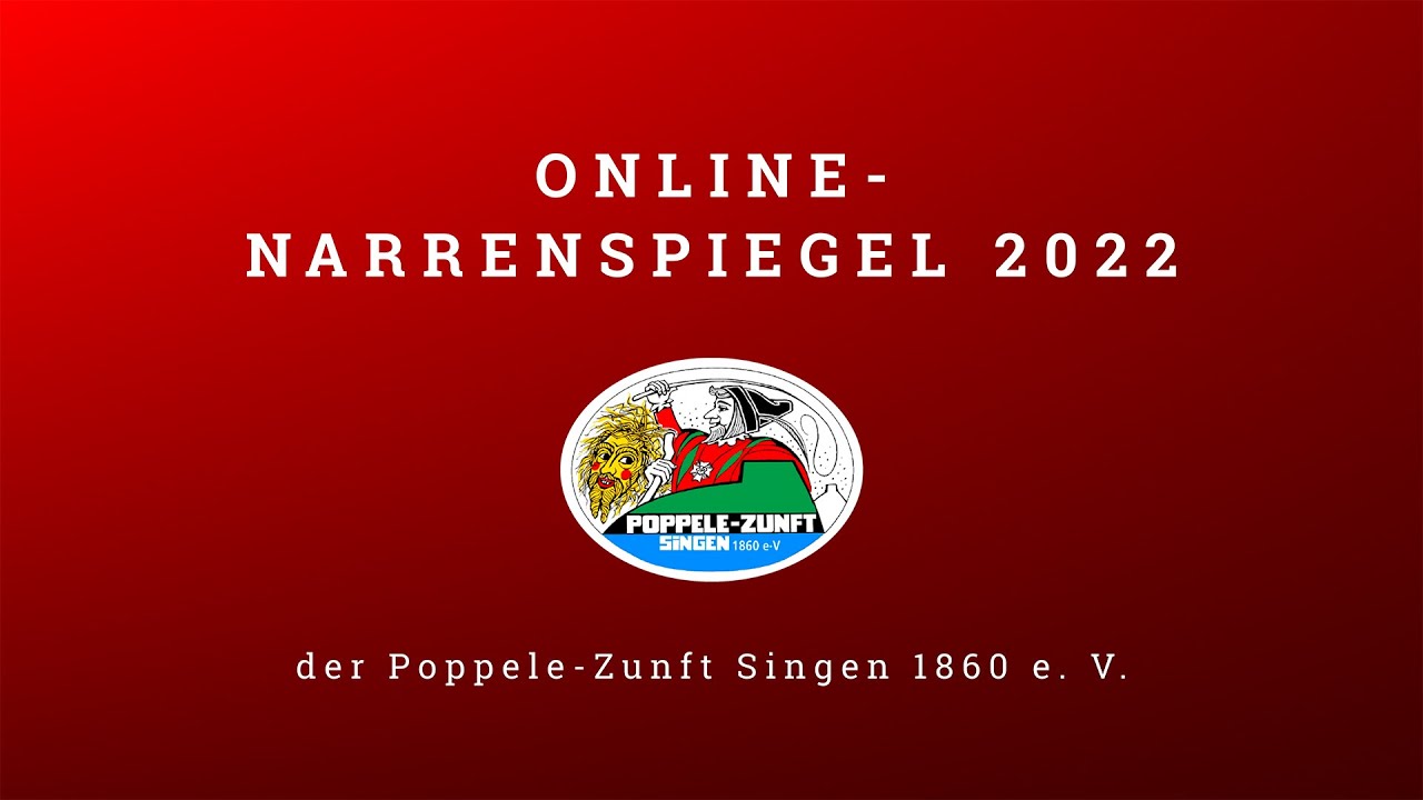 Die Dramatischen Vier | Narrenspiegel 2020 der Poppele-Zunft Singen 1860 e.V.