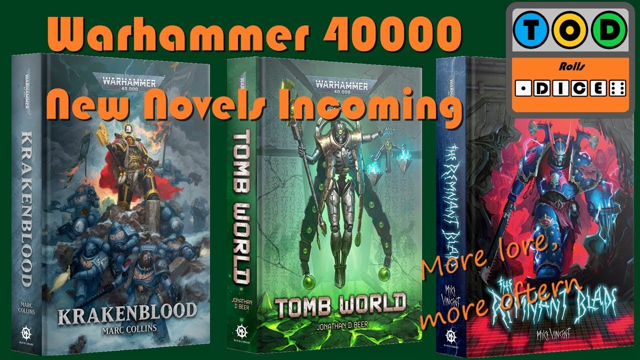 Warhammer 40000 New Black Library Novels Space Wolves, Necrons