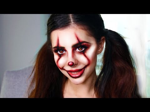 More Last Minute Diy Halloween Costume Makeup Ideas It Pennywise Clown Tutorial Youtube