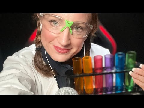 🧑🏻‍🔬 ASMR Chemistry for sleep Tingles relaxation layered sounds fizzing crackling science English
