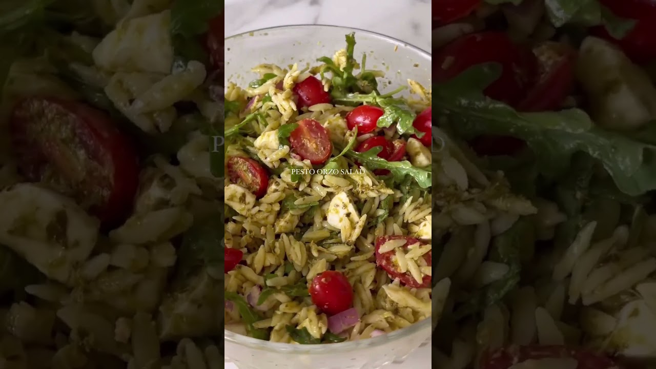 Pesto Orzo Salad 💚📸: @audreylillian 💚 