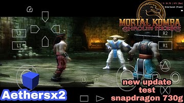 Aethersx2 Emulator PS2 | Mortal kombat Shaolin monks Gameplay on snapdragon 730g |Alpha - 2228 🔥
