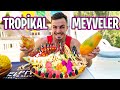 İLGİNÇ TROPİKAL MEYVELERİ DENEDİM!!