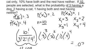 Multinomial and Poisson Distributions