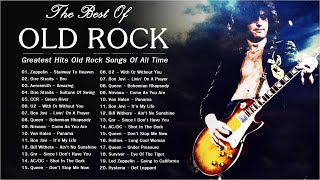 Old Rock Greatest Hits 70s 80s 90s | Pink Floyd, AC/DC, Aerosmith, Bon Jovi, Scorpions, Gnr...